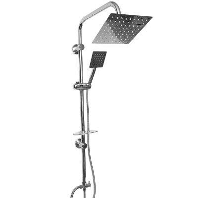 علم دوش حمام شیرآلات بهداشتی پارس شید فاتح مدل استیل مربع رویال