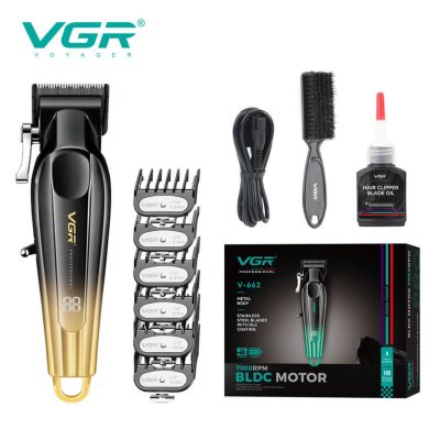 ماشین اصلاح موی سر و صورت شارژی وی جی ار مدل V-662
