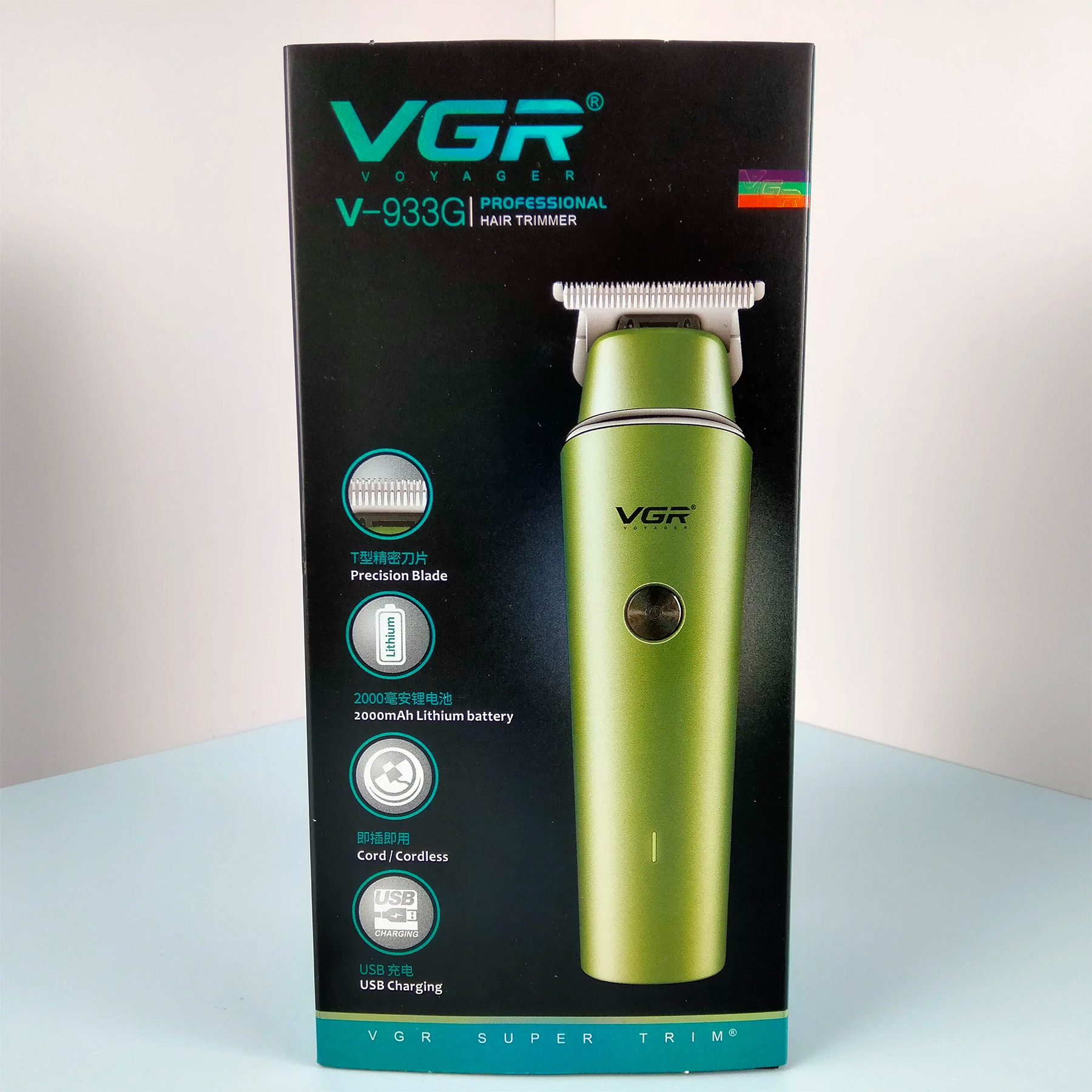 ماشین اصلاح موی سر و صورت وی جی ار مدل V-933 G ماشین اصلاح موی سر و صورت وی جی ار مدل V-933 G