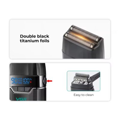 ماشین اصلاح موی صورت شارژی وی جی ار مدل V-308