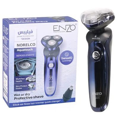 ست ماشین اصلاح موی صورت و بدن شارژی انزو پروفیشینال مدل EN-9310  2in1