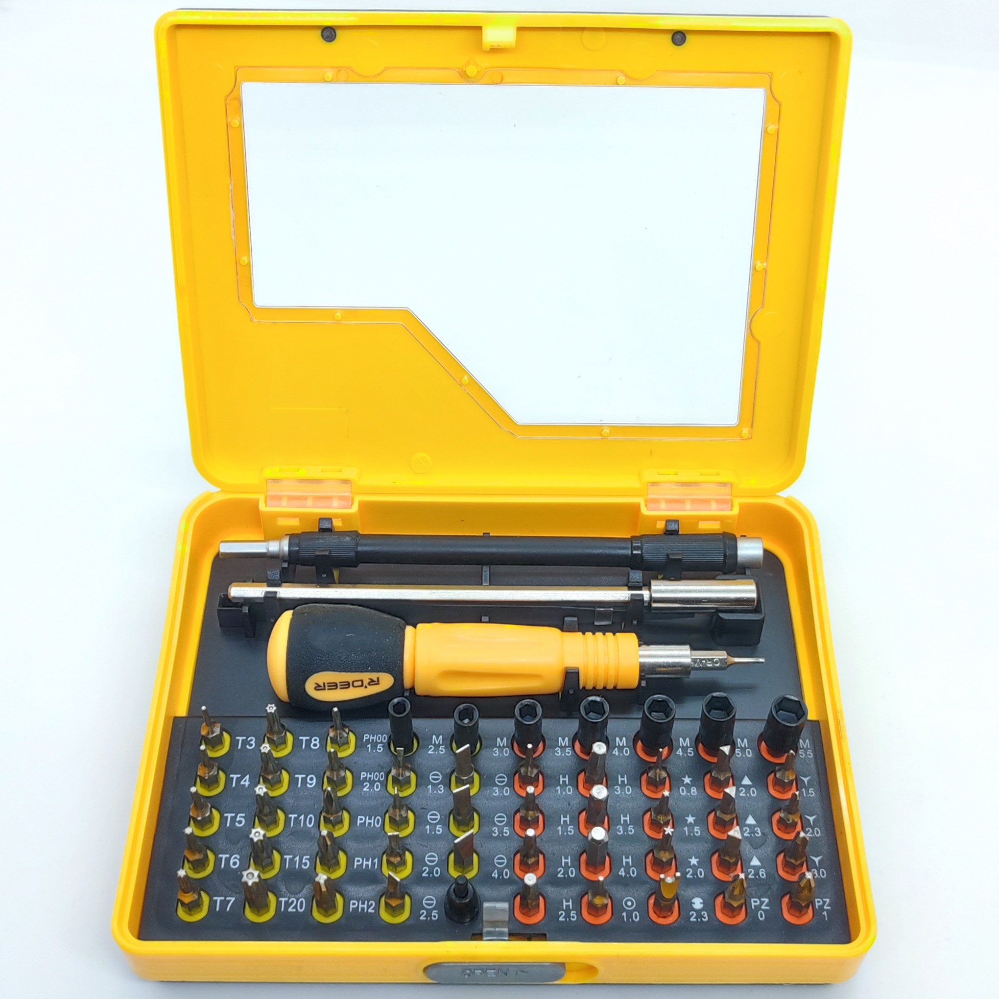 پیچ گوشتی و سری پیچ گوشتی اردیر مدل 9171 مجموعه 53 عددی پیچ گوشتی و سری پیچ گوشتی اردیر مدل 9171 مجموعه 53 عددی