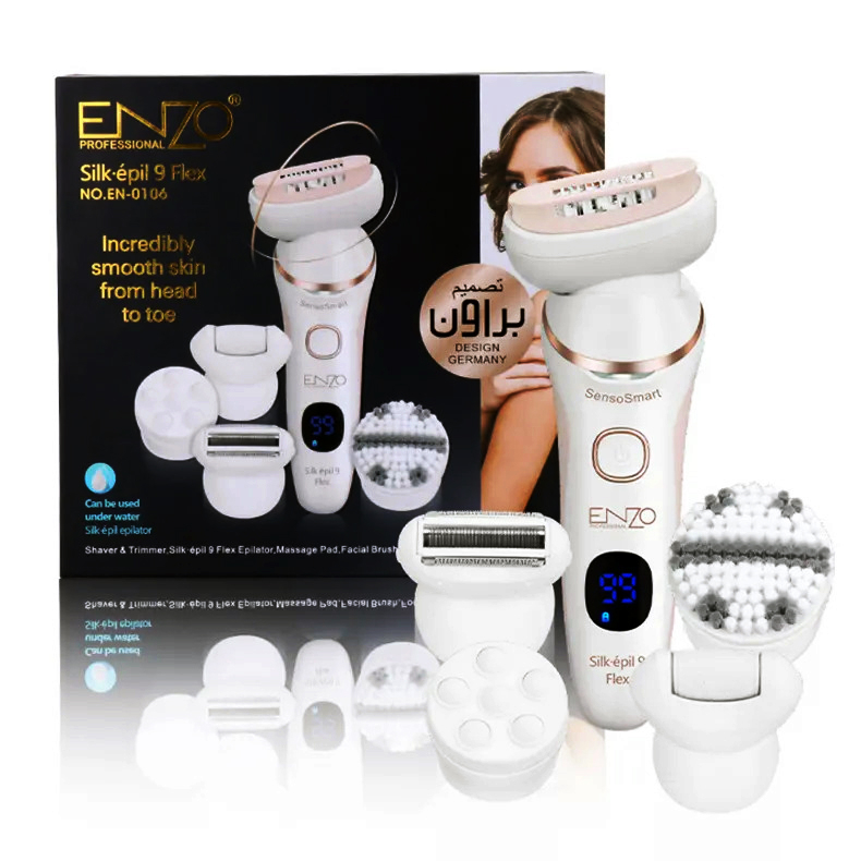 ست اصلاح موی بدن بانوان انزو پروفیشینال مدل EN-0106 ست اصلاح موی بدن بانوان انزو پروفیشینال مدل EN-0106