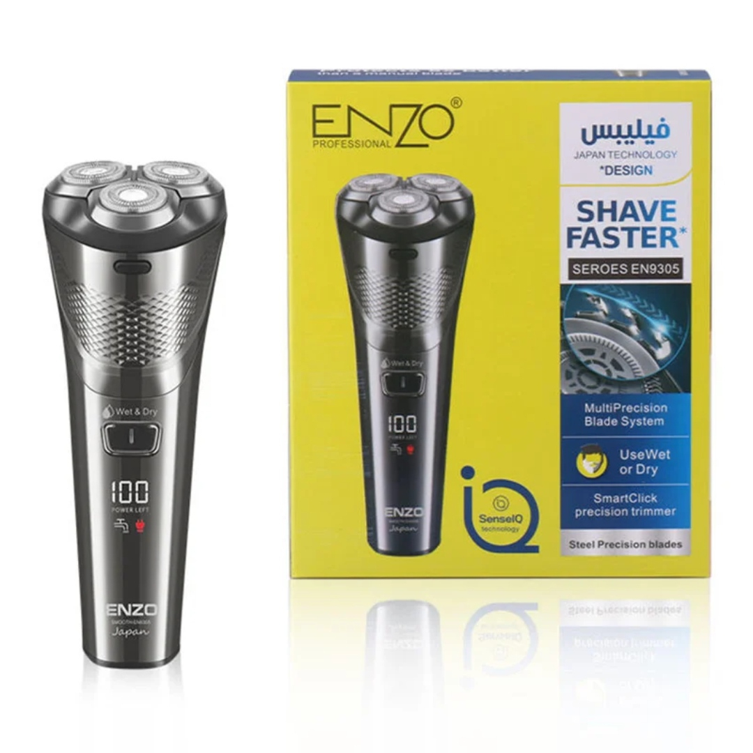 ماشین اصلاح موی صورت شارژی انزو پروفیشینال مدل EN-9305 ماشین اصلاح موی صورت شارژی انزو پروفیشینال مدل EN-9305