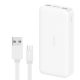 پاوربانک شیائومی مدل Redmi ظرفیت 20000 میلی آمپرساعت به همراه کابل تبدیل microUSB